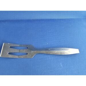 Vintage/MCM Regent Sheffield Atomic/Starburst Slotted Stainless Spatula - Japan